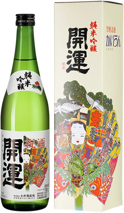 Kaiun Tokusen Junmai Ginjo Doi Shuzojo (gift box)