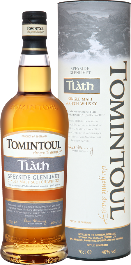 Tomintoul Tlath Speyside Glenlivet Single Malt Scotch Whisky (gift box)