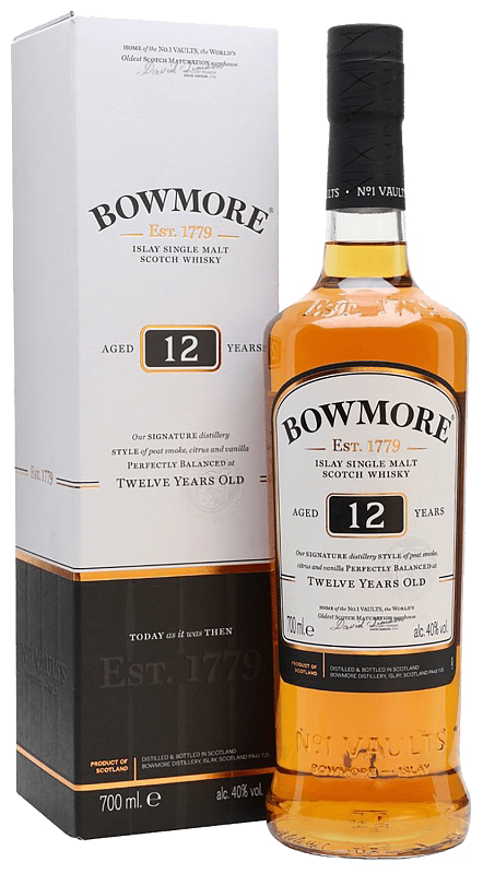 Bowmore Islay Single Malt Scotch Whisky 12 y.o. (gift box)