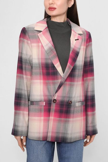 Клетчатый жакет с вискозой Comma 7210₽