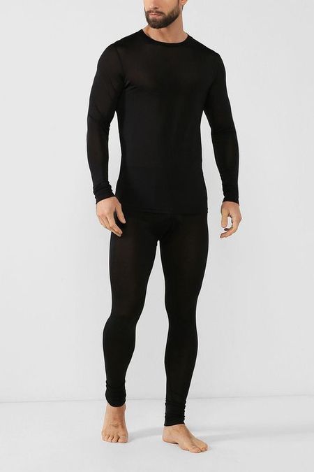 Однотонный лонгслив из шелка Stockmann 1862