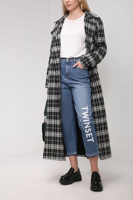 Джинсы с логотипом бренда TWINSET 9930₽