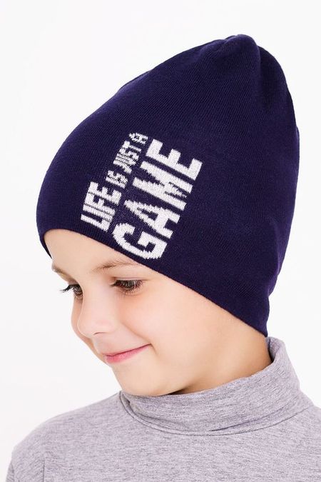 Хлопковая шапка с текстовым принтом Marhatter 390₽