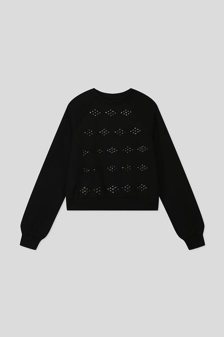 Свитшот хлопковый с принтом OVS 1100₽