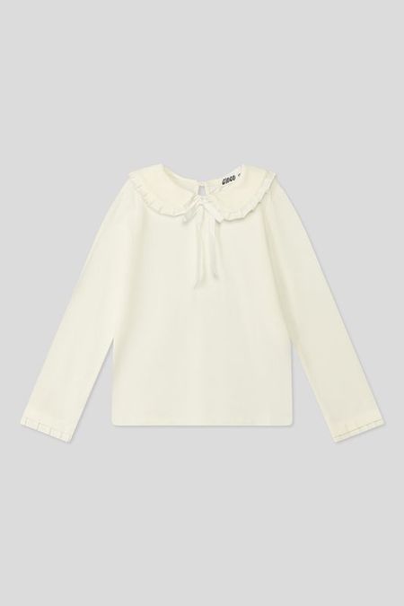 Хлопковая блуза с отложным воротником GIOCO 832₽