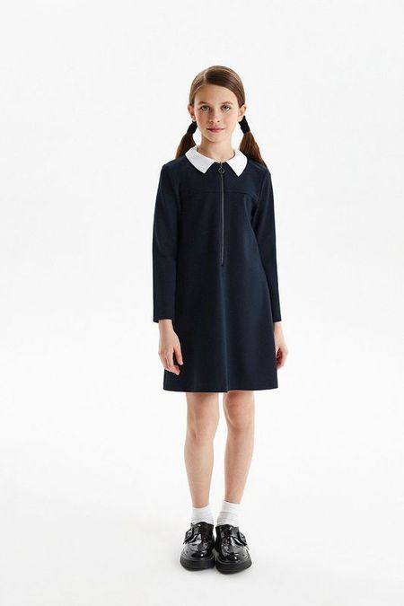 Платье на молнии с отложным воротником Silver Spoon 3910₽