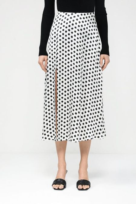 Юбка с разрезом в горох BELUCCI 2242₽