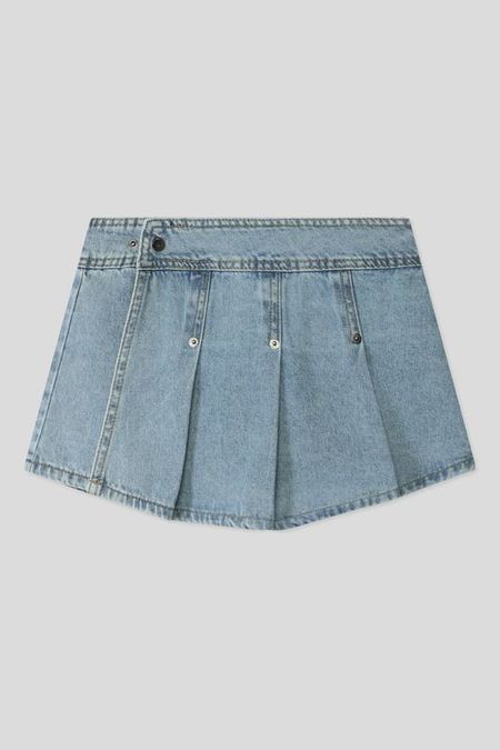 Юбка-шорты джинсовая в складку Choupette 1642₽