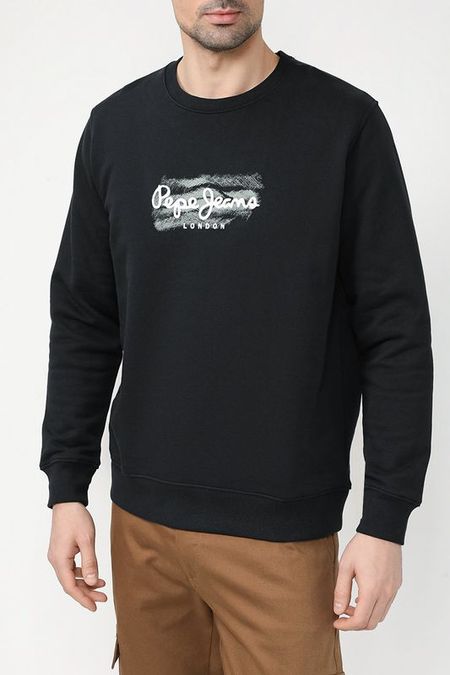 Хлопковый свитшот с логотипом бренда PEPE JEANS 4190₽