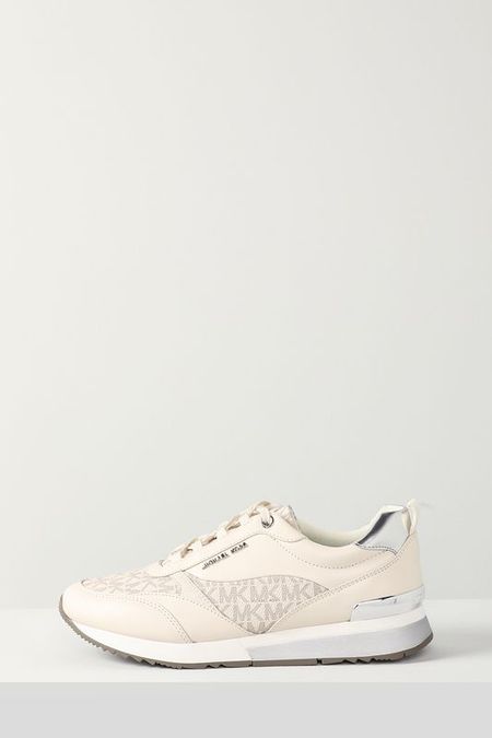 Кроссовки кожаные с монограммой Michael Michael Kors