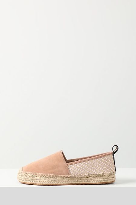 Туфли эспадрильи замшевые с вышитыми монограммами BOSS 7492₽