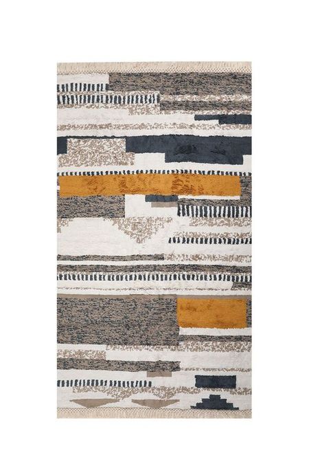 Ковер хлопковый с принтом Ethnic Tkano