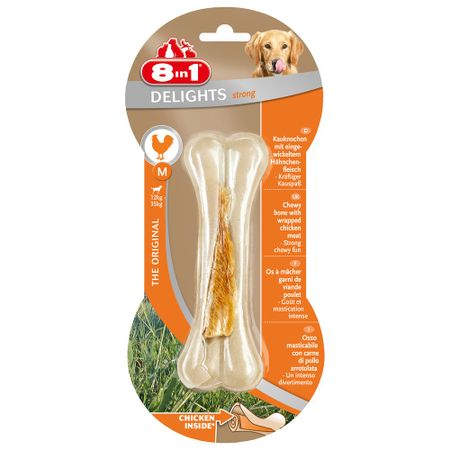 DELIGHTS Strong M Косточка для чистки зубов 14,5см
