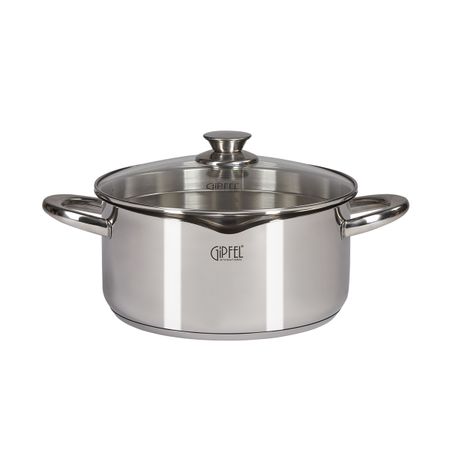 Кастрюля из нержавеющей стали Gipfel Cocktail 1249 24 см45 л 6392₽