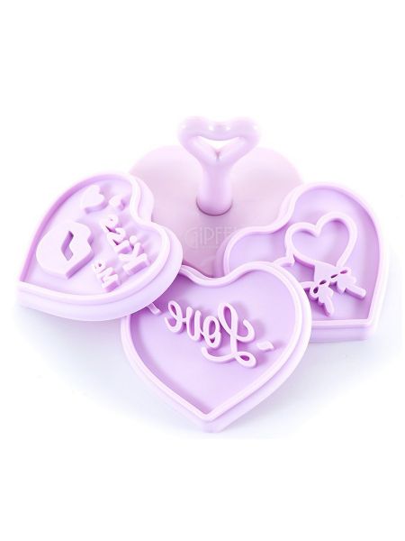 Набор из кулинарных печатей-штампов Gipfel Amour 0316 6x72x1 см 3 предмета 395₽