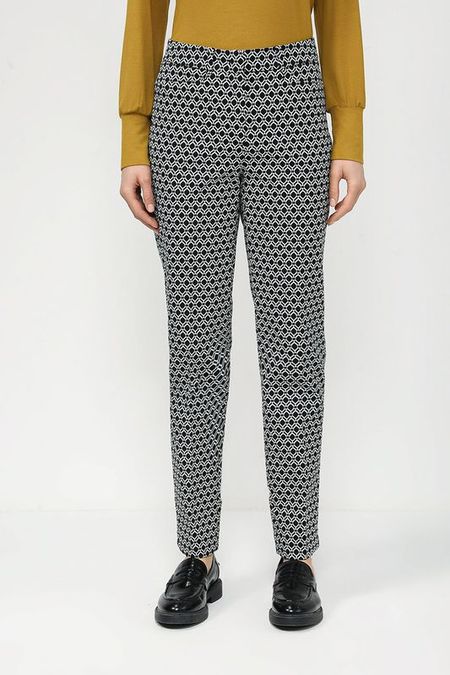 Брюки с принтом зауженного кроя More &More