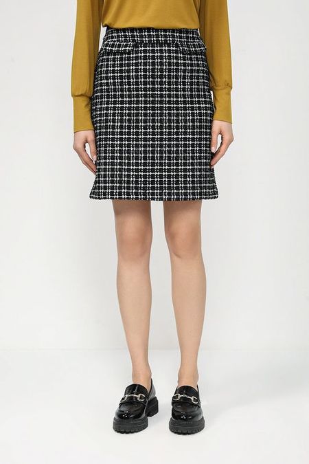 Юбка букле в клетку More More 3292₽