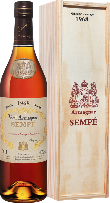 Sempe Vieil Vintage 1968 Armagnac AOC (gift box)