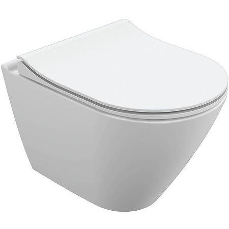 Унитаз Cersanit City Smart Clean On DPL EO slim LP 64822 подвесной с сиденьем Микролифт 15750₽
