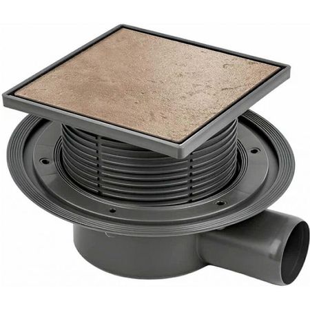 Душевой трап Bettoserb 13000088B с решеткой под плитку 4914₽