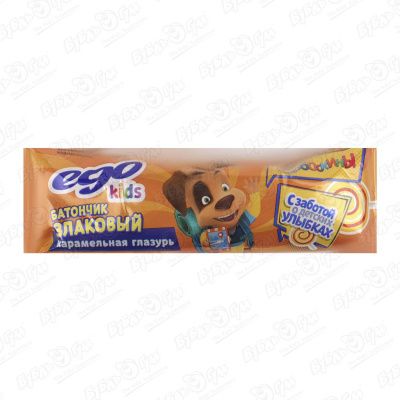Батончик злаковый Ego kids Карамельная глазурь 25г