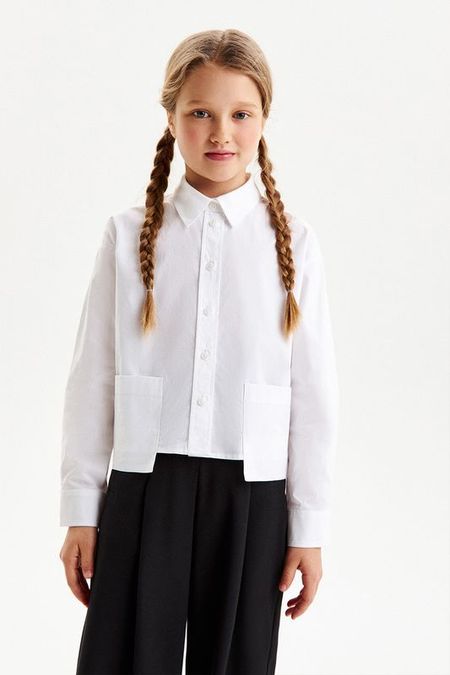 Рубашка хлопковая с карманами Silver Spoon 4470₽