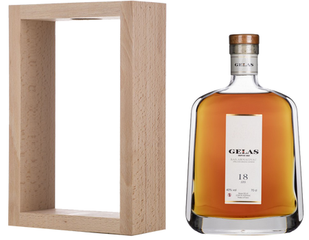 Gelas Bas Armagnac 18 ans (in decanter and wooden box)