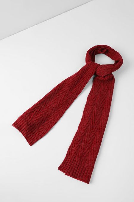 Вязаный шерстяной шарф с узором Auranna 2992₽