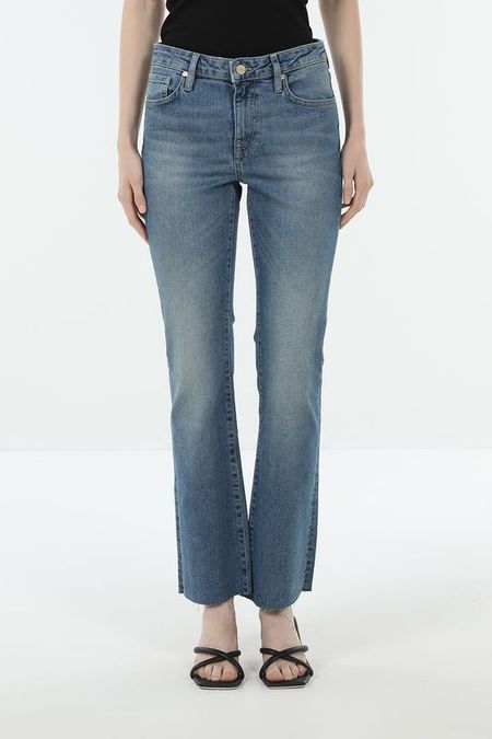 Джинсы с эффектом потертости Loft 3457₽