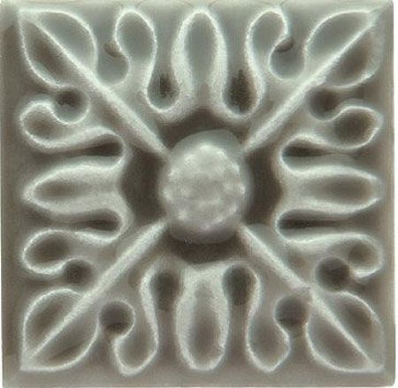 Керамическая вставка Adex Studio Relieve Flor 2 Eucalyptus ADST4063 3х3 см 121₽