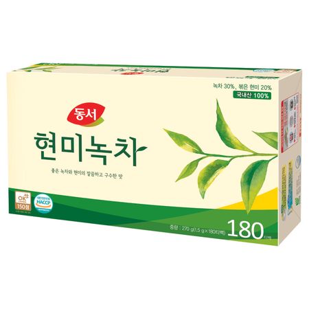 [Dongsuh] Корейский зеленый чай с коричневым рисом Dongsuh 50 teabags