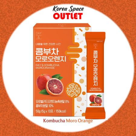 [День &] Чай Комбуча Моро Апельсин 1 pack (10pcs)