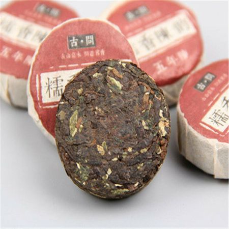 50 г (около 8 ~ 10 шт.) Мини-чай Пуэр Туоча Юньнань со вкусом клейкого риса Пуэр