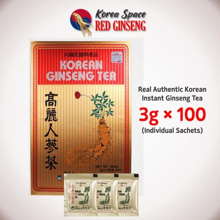 [Korea Ginseng Buleebang Co.] Настоящий аутентичный корейский быстрорастворимый чай с женьшенем (Индивидуальные саше) 50 Individual Sachets