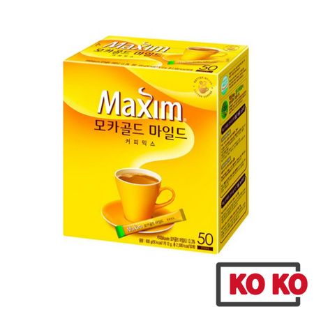 [Maxim] Мокко Gold Mild Coffee Mix 12г X 50 стиков / Растворимый кофе Mocha Gold 50sitcks