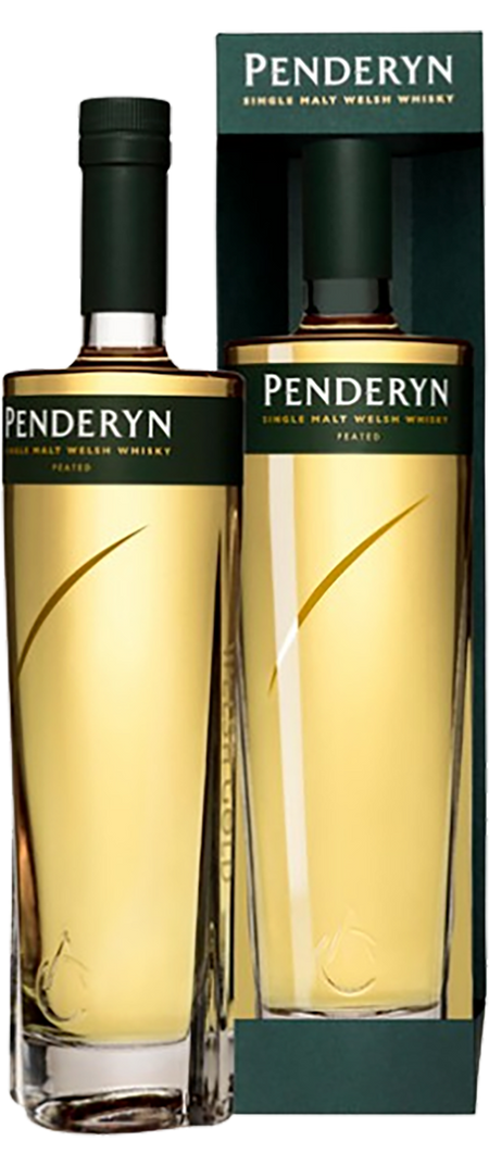 Penderyn Peated Single Malt Welsh Whisky (gift box)