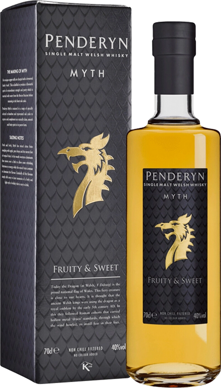 Penderyn Myth Single Malt Welsh Whisky (gift box)