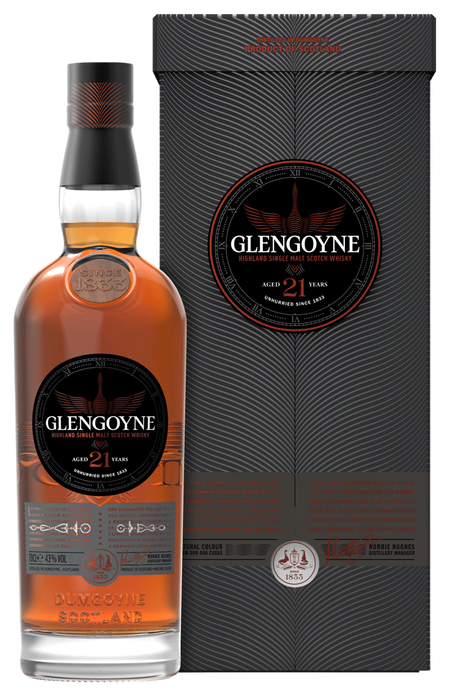 Glengoyne Highland Single Malt Scotch Whisky 21 y.o. (gift box)