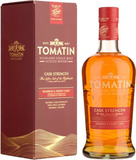 Tomatin Cask Strength Edition Highland Single Malt Scotch Whisky 8 y.o. (gift box)