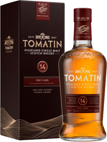 Tomatin Highland Single Malt Scotch Whisky 14 y.o. (gift box)