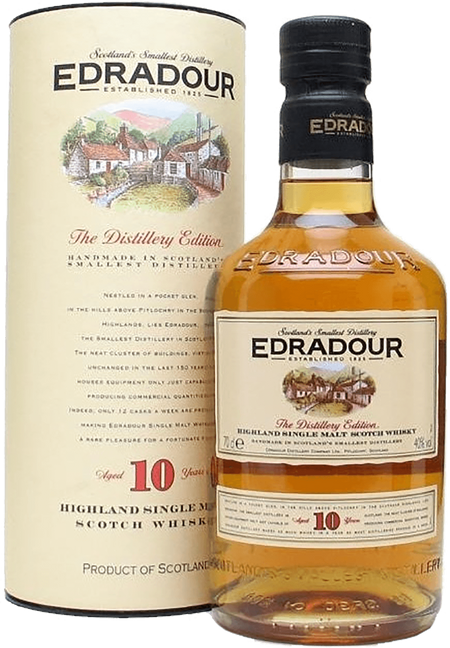 Edradour Highland Single Malt Scotch Whisky 10 y.o. (gift box)