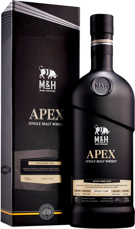 MandH Apex White Wine Cask Single Malt Whiskey (gift box)