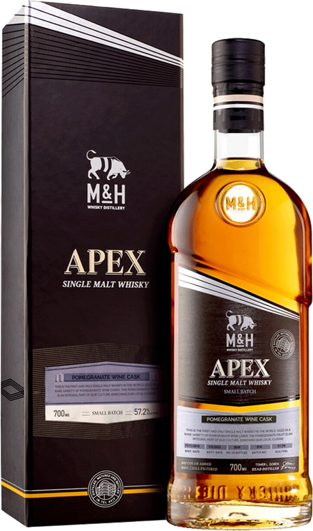 MandH Apex Pomegranate Wine Cask Single Malt Whiskey (gift box)