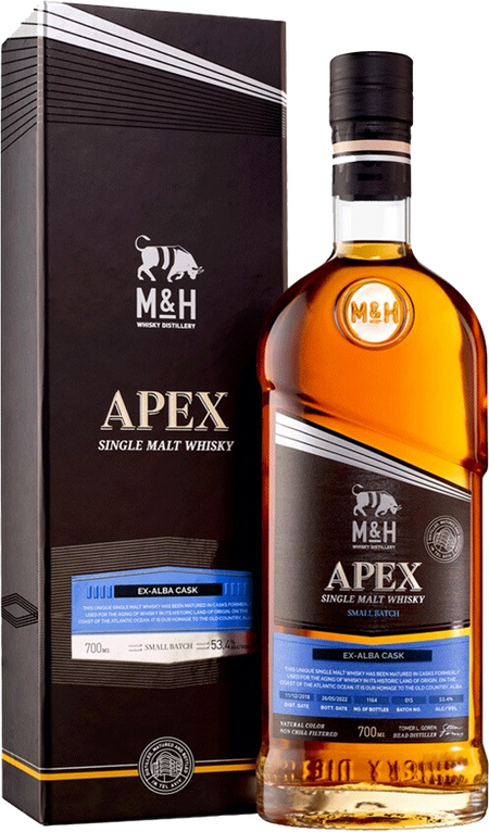 MandH Apex ex-Alba Cask Single Malt Whiskey (gift box)