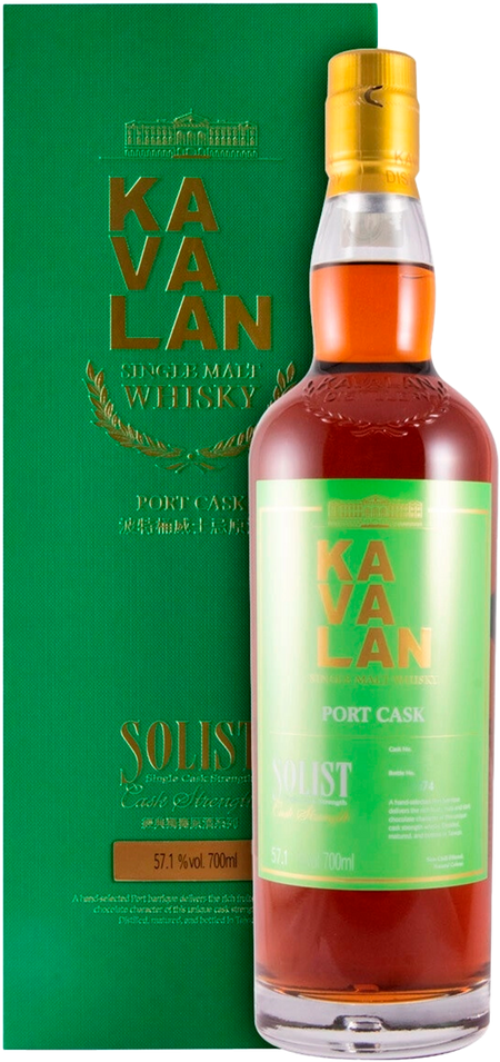 Kavalan Solist Port Cask Strength Single Malt (gift box)