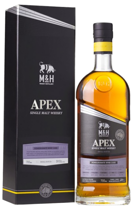 MandH Apex ex-Rye Cask Single Malt Whiskey (gift box)