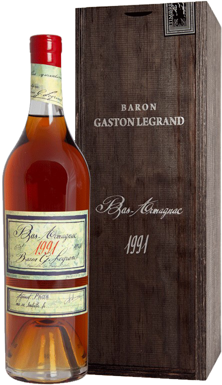 Baron Gaston Legrand 1991 Bas Armagnac (gift box)