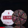 100 г Черный чайный торт с розой Фэнцин Юньнань Цветочный чай Дяньхун Органический чай Розель