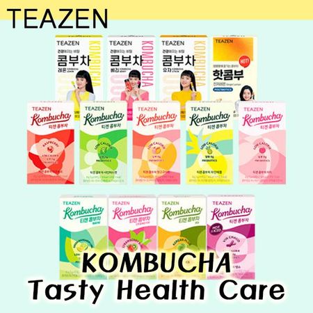 [TEAZEN] Teazen Kombucha, корейский комбуча, порошок комбучи, вкусный ферментированный чай 10 Lemon sticks