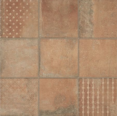 Керамогранит La Platera Kube Quinta Cotto-D Коричневый матовая 45x45 см 5385₽